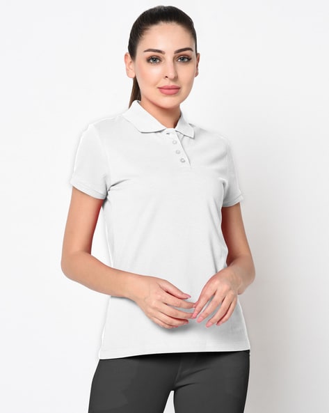 Buy White Tshirts for Women by SHARKTRIBE Online Ajio