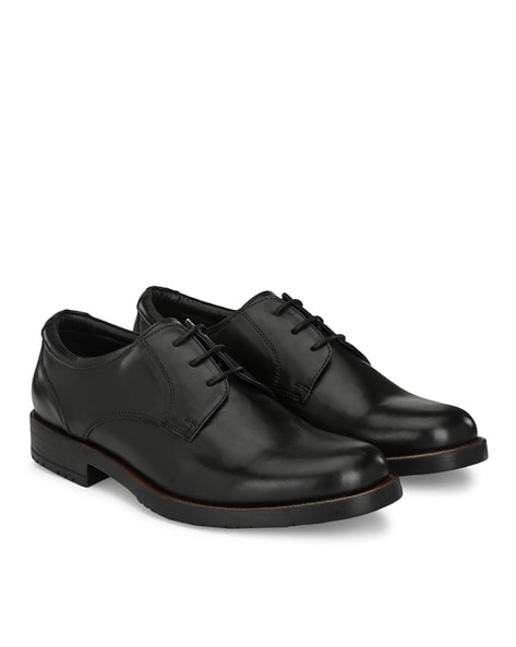 Heeled Lace-Up Oxfords