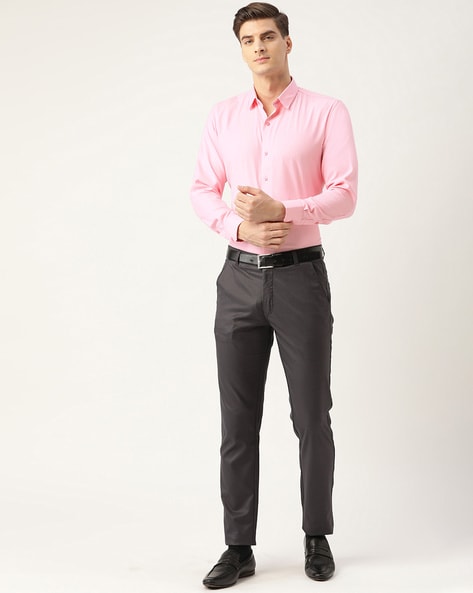 Buy Dark Pink Shirts for Men by SOJANYA Online