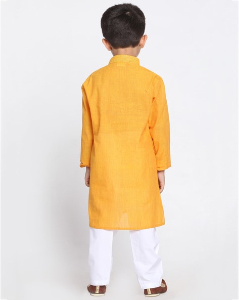 Get Lace Trim Detail Printed Kurta & Pants Set at ₹ 1039 | LBB Shop