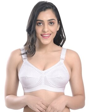 Padded Ladies White Plain Cotton Bra, Size: 32B at Rs 32/piece in Delhi