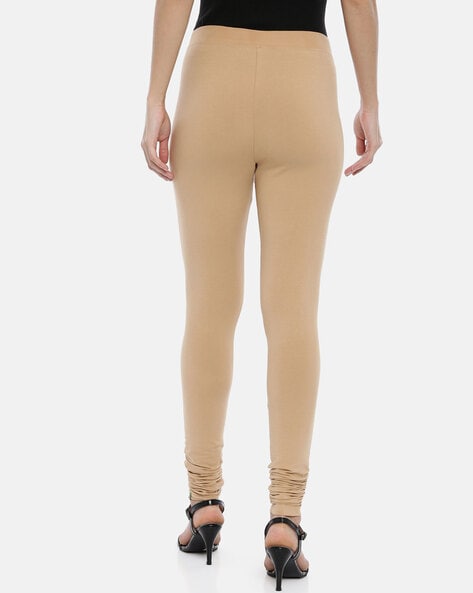 Buy Beige Leggings for Women by HUGGY Online