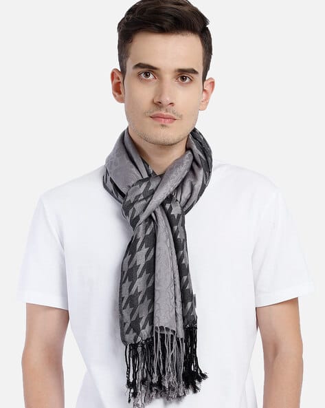Buy Grey Scarves for Men by Aditi Wasan Online