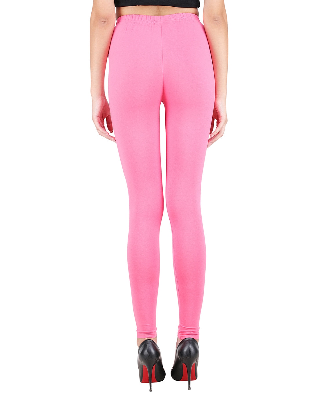 Leggings: Shop Women Pink Cotton Leggings at Cliths