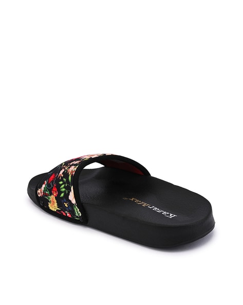 Buy Black Flip Flop & Slippers for Women by KazarMax Online