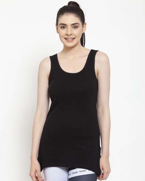 Buy Black Tops & Tshirts for Women by FRISKERS Online