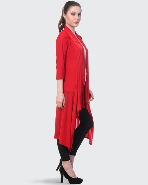 Long hotsell red shrug