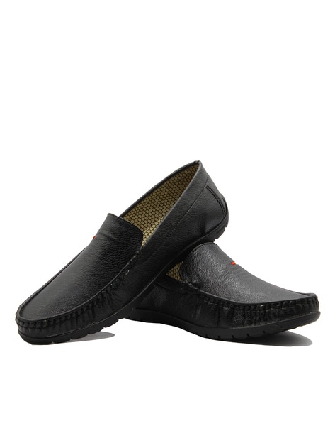 Buy online Black Leatherette Slip On Loafer from Casual Shoes for Men by  Leatherkraft for ₹999 at 0% off