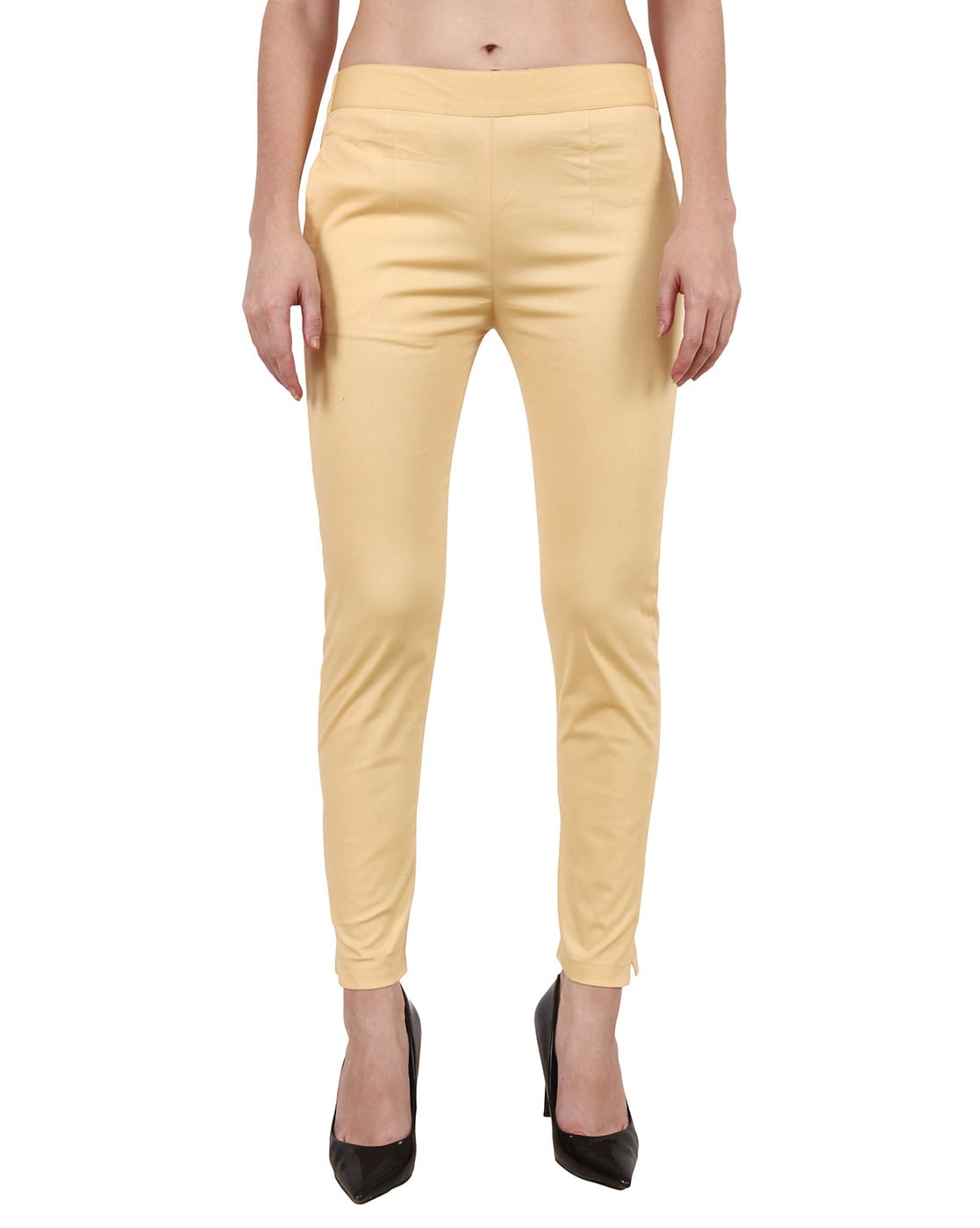 Buy GO COLORS Womens Mid Rise Solid Palazzo Pant | Shoppers Stop