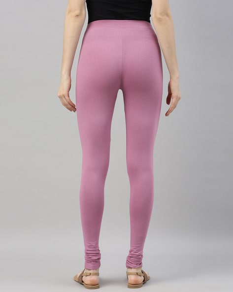 Ultra-Soft V-Cut Yoga Leggings | V cuts, Yoga leggings, Pink leggings