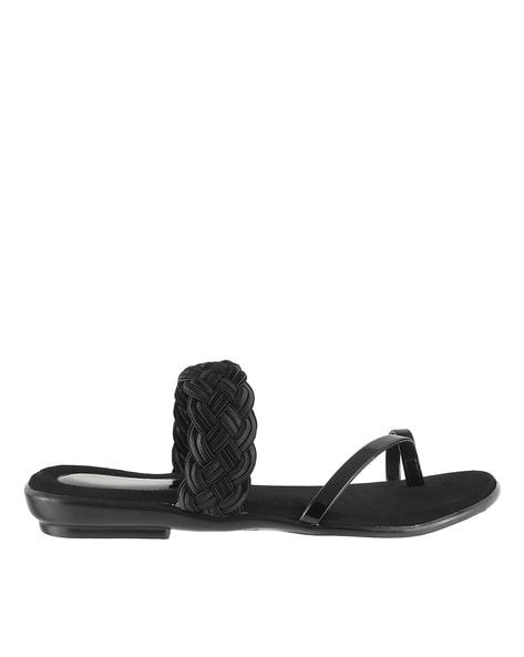 Black flip flops with heel new arrivals