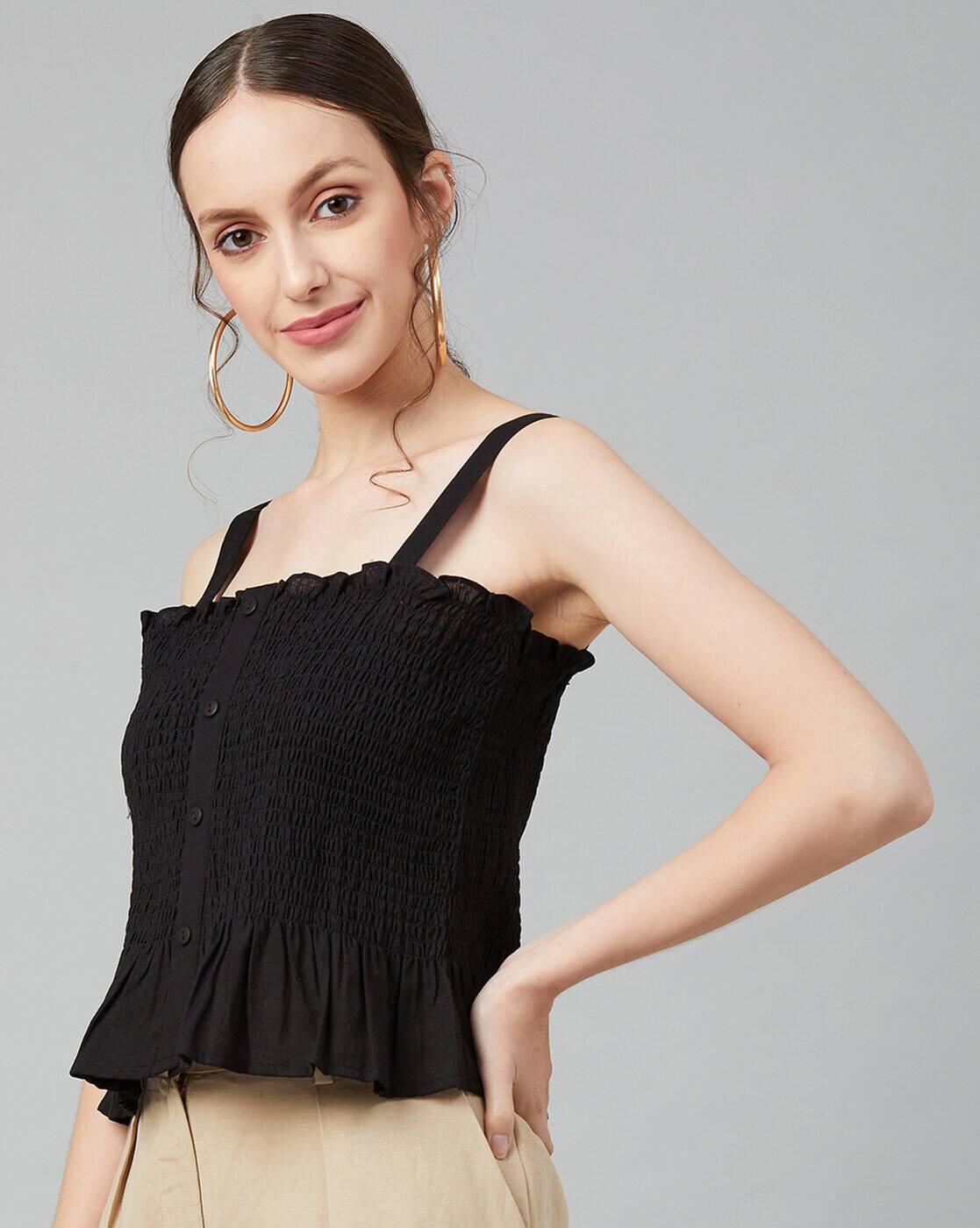 Andmary アンドマリー claire set tops ブラック andmary Claire set tops ブラック andmary Claire set tops