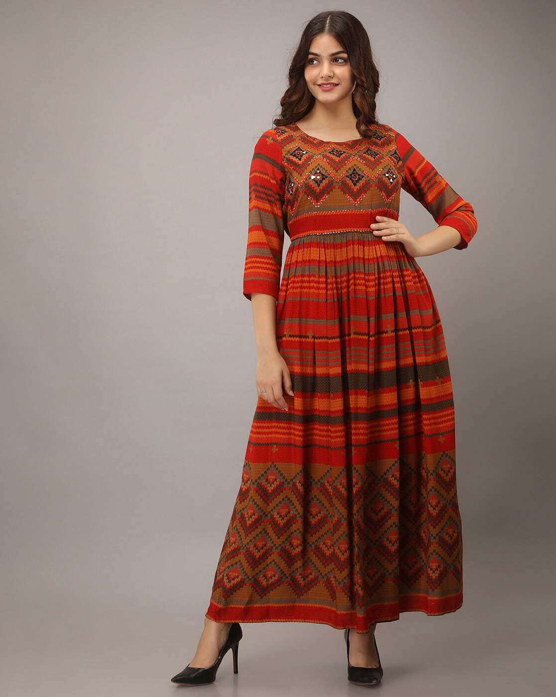 Frock pattern kurta sale