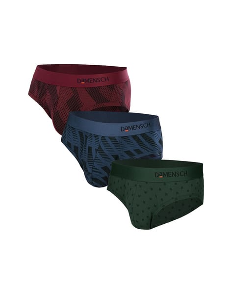 Pack of 3 Printed Briefs