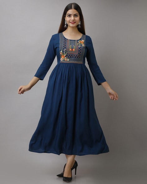 Designer Blue Dresses | Blue Midi + Maxi Dresses | ME+EM