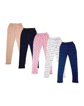 indiweaves Pack of 5 Printed Leggings-picture-45