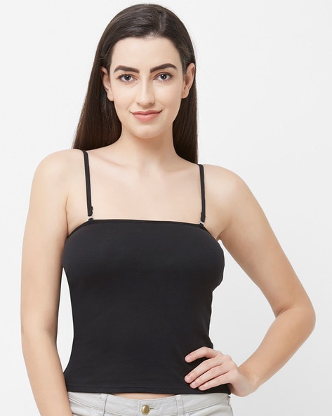 Buy Black Camisoles & Slips for Women by Fashionrack Online