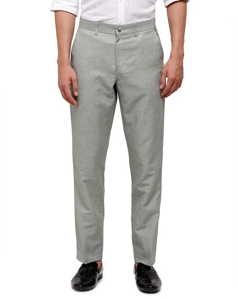 Extra Slim Brown Linen-blend Stretch Suit Pant | Express