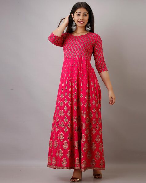 Full sleeves hot sale anarkali kurtis