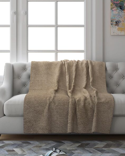 Beige Blankets Dohars Quilts For