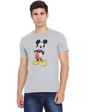 Buy Grey Tshirts for Men by MICKEY MOUSE FAMILY Online