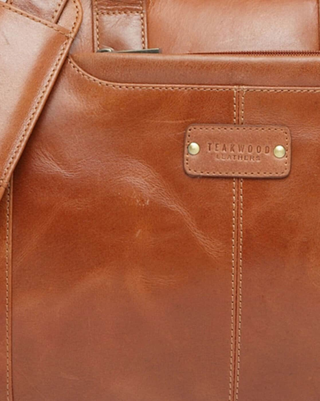 Buy Brown Laptop Bags for Men by TEAKWOOD LEATHERS Online Ajio