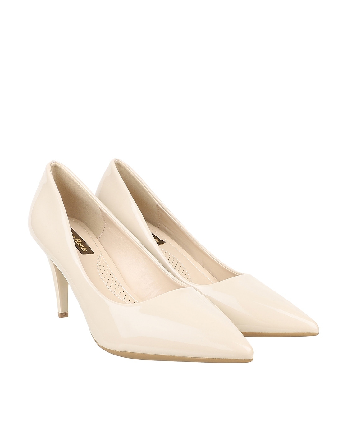 Buy Beige Heeled Shoes for Women by AJIO Online