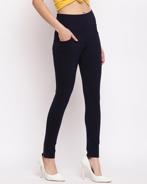 Mid-Rise Slim Fit Jeggings with Insert Pockets