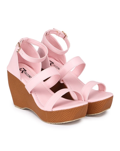 Ladies pink clearance wedges