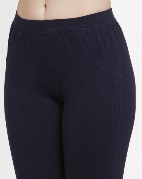 Ankle-Length Leggings with Slip Pockets