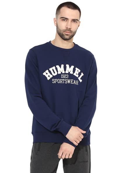 Buy Navy Blue Sweatshirt Hoodies for Men by Hummel Online
