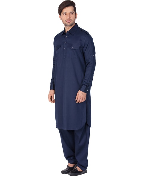 Pakistani Pathani Kurta Sets Suits For Men - Buy Pakistani Pathani Kurta  Sets Suits For Men online in India