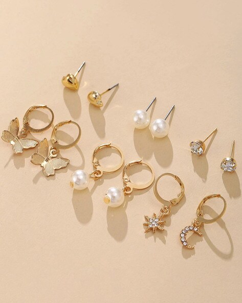 Cute Mini Zircon Insect Stud Earrings Spider Beetle Simple Gold Color  Zircon Earrings For Women Girls