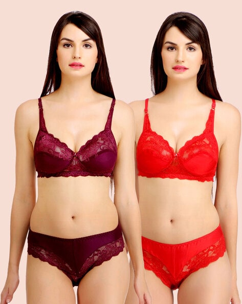 Buy Red Lingerie Sets for Women by AROUSY Online