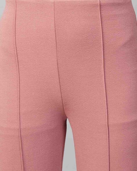 Blazé Milano Basque Pleated Wool-crepe Straight-leg Pants In Pink | ModeSens