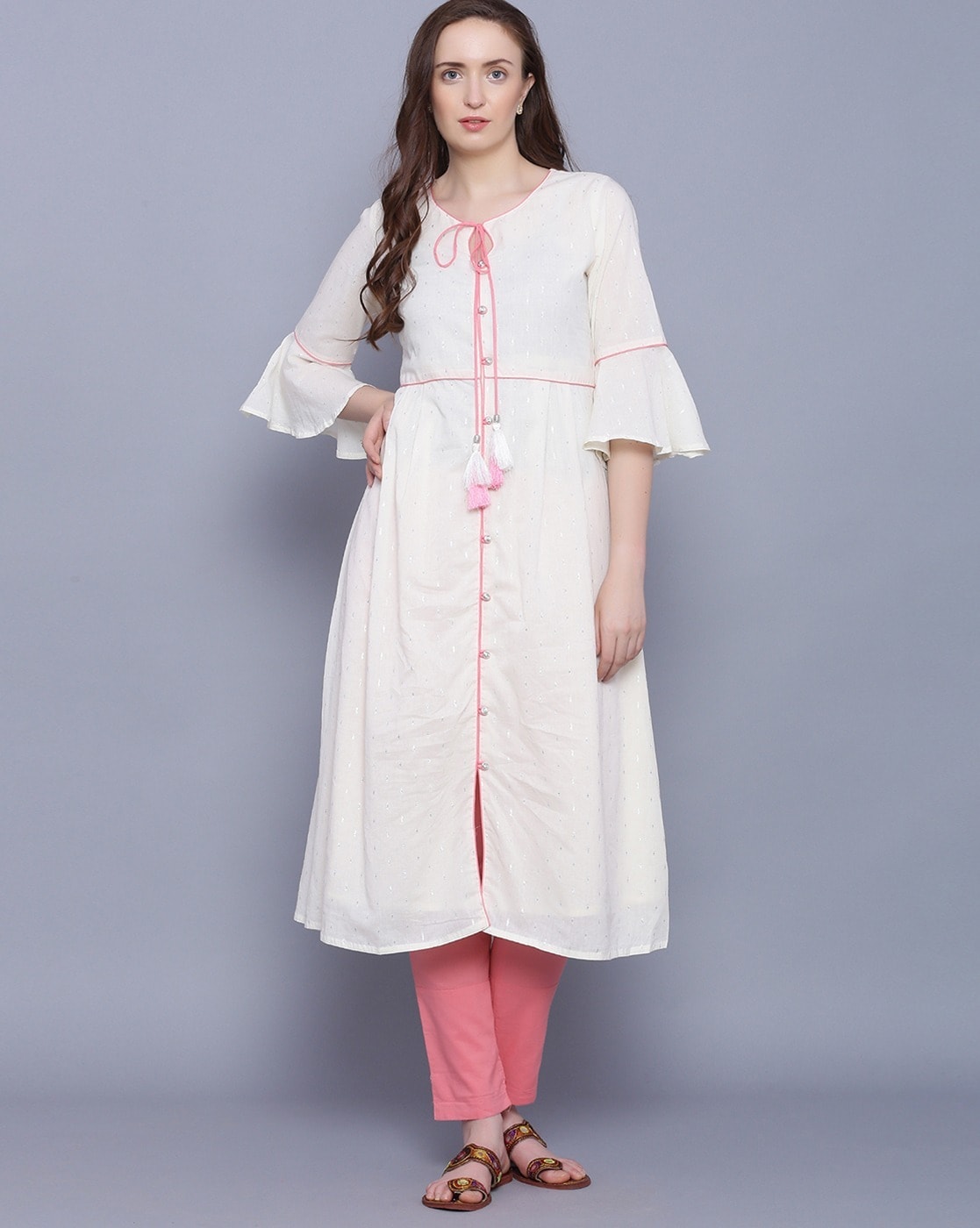 Collection 166+ bell sleeves kurti
