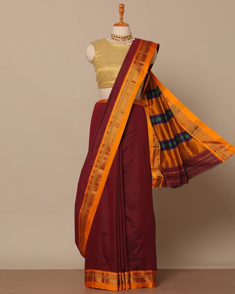 Ilkal Cotton Silk Chaduranga Chikki Sarees