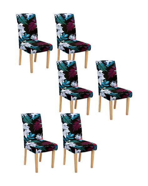 Cortina Eyelet Curtain Pack of 6 Floral Print Chair Covers