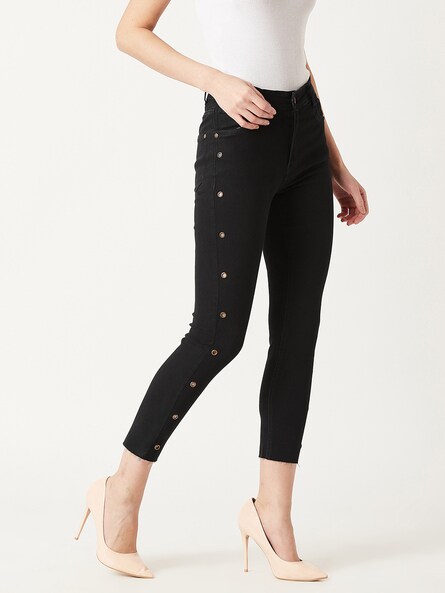 Buy Black Jeans & Jeggings for Women by MISS CHASE Online