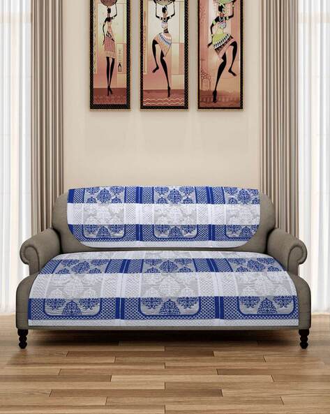 Buy Blue White Table Covers, Runners Slipcovers for Home