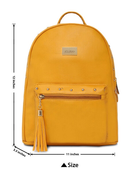 Polyester Unisex Killer Yellow College Backpack Bag at Rs 589/piece in  Mumbai