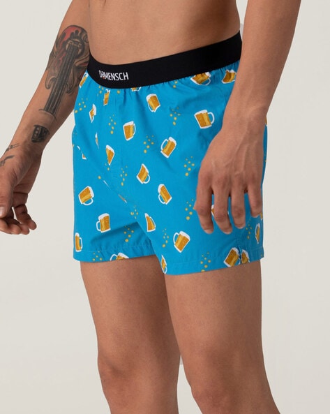 Novelty Print Boxer with Elasticated Waist