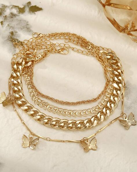 Girl gold chain on sale bracelet