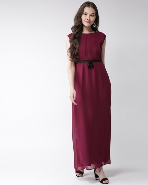 Buy Wine Dresses for Women by MISS CHASE Online | Ajio.com