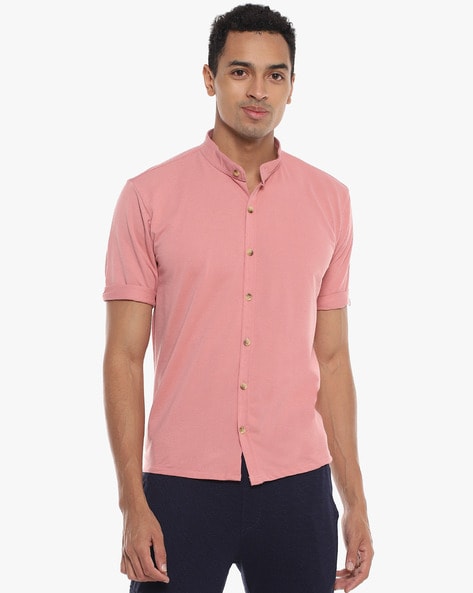 Buy Pink Shirts for Men by Campus Sutra Online