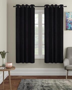 cortina eyelet curtain Pack of 2 Window Curtains-picture-24