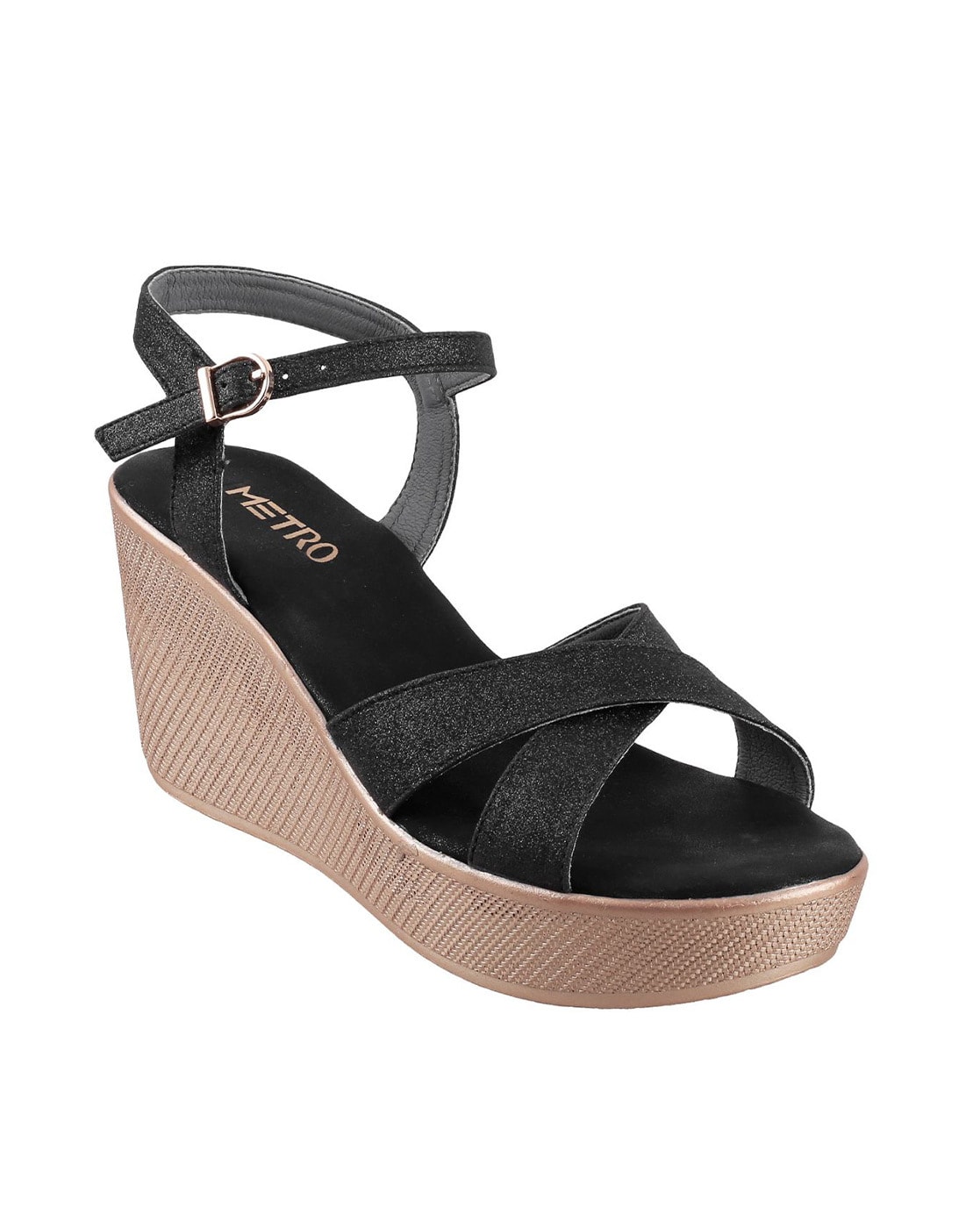 Walk This Way Wedge Sandals in Black Suede (Online Exclusive) – Uptown  Boutique Ramona