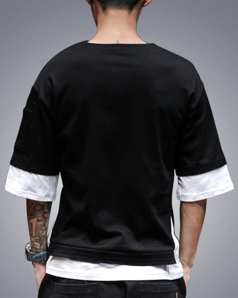 Buy Black Tshirts for Men by EYEBOGLER Online