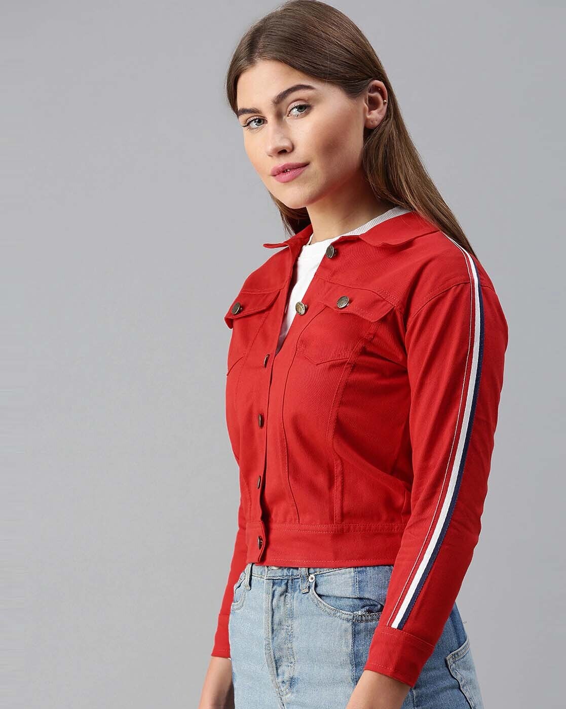 Buy Blue Jackets & Shrugs for Girls by ZALIO Online | Ajio.com