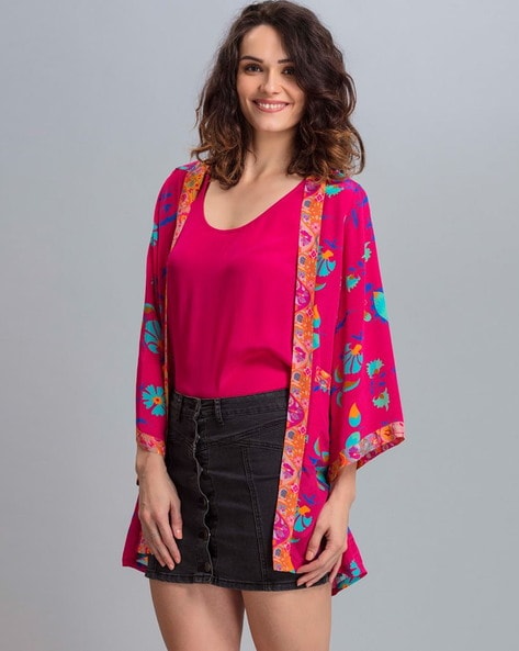 Magenta shrug on sale